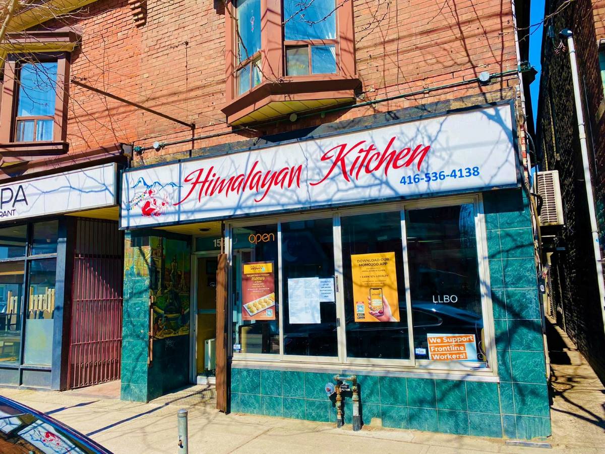 Himalayan Kitchen Exterior, Parkdale, Little Tibet, Toronto