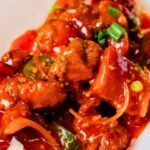 Spicy Schezwan Chicken gravy